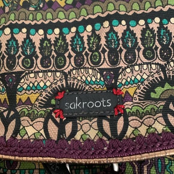 Sakroots Artist Circle Multicolored Boho Convertible Shoulder Bag Backpack - Picture 2 of 16